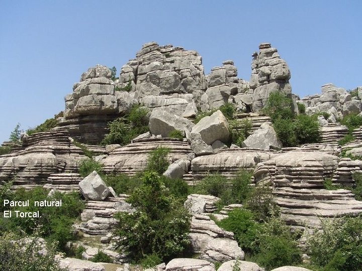 Parcul natural El Torcal. 