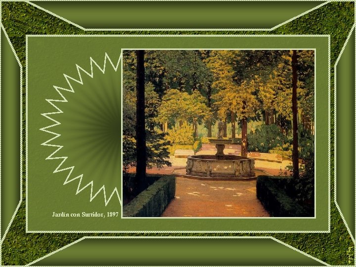 Jardín con Surtidor, 1897 