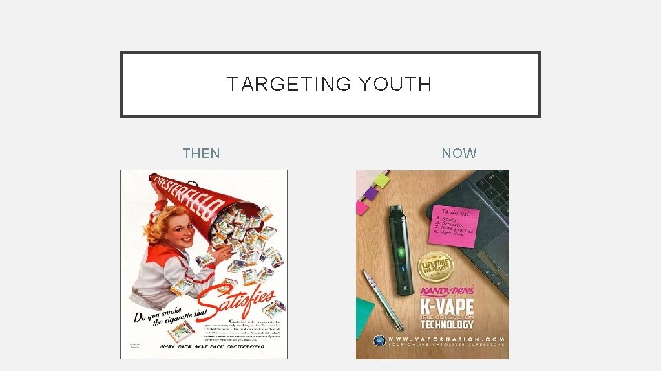 TARGETING YOUTH THEN NOW 