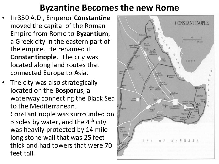 Byzantine Becomes the new Rome In 330 A