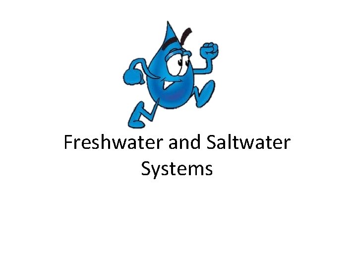 Freshwater and Saltwater Systems 