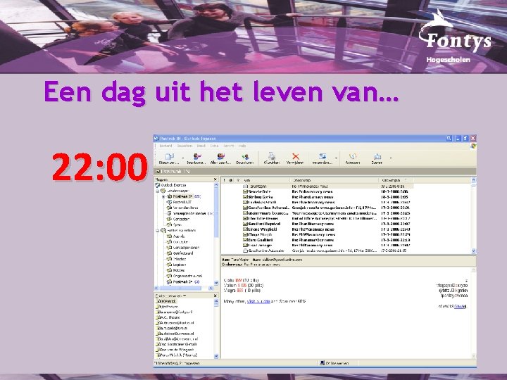 Een dag uit het leven van… 22: 00 