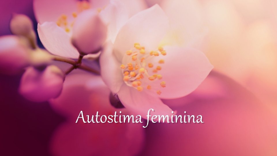 Autostima feminina 
