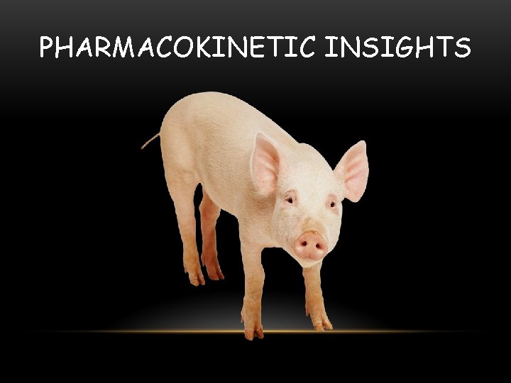 PHARMACOKINETIC INSIGHTS 