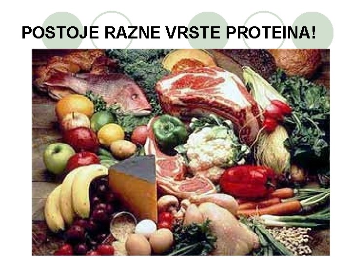 POSTOJE RAZNE VRSTE PROTEINA! 