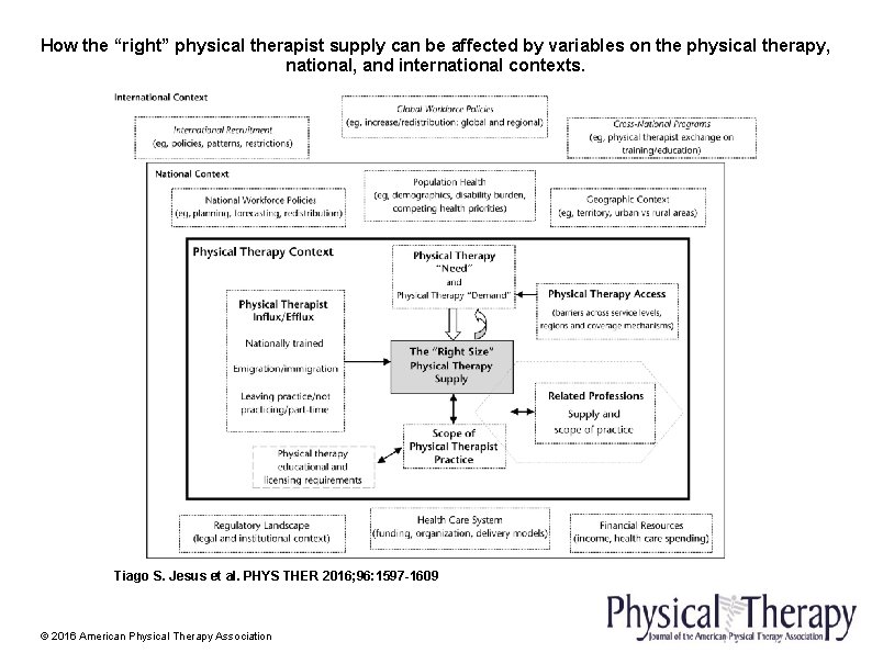 How the “right” physical therapist supply can be affected by variables on the physical