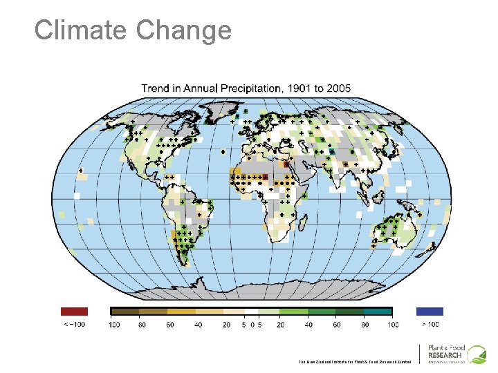 Climate Change The New Zealand Institute for Plant & Food Research Limited 