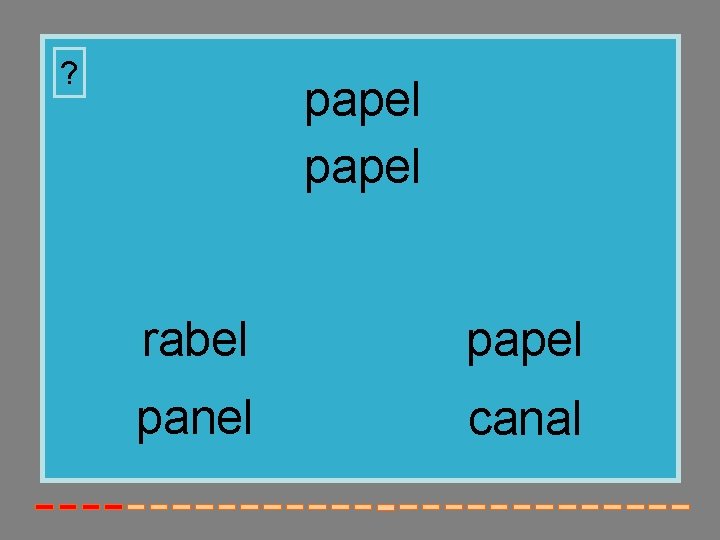 ? papel rabel papel panel canal 