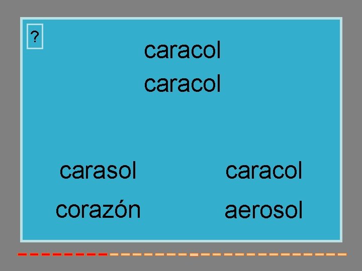 ? caracol carasol caracol corazón aerosol 
