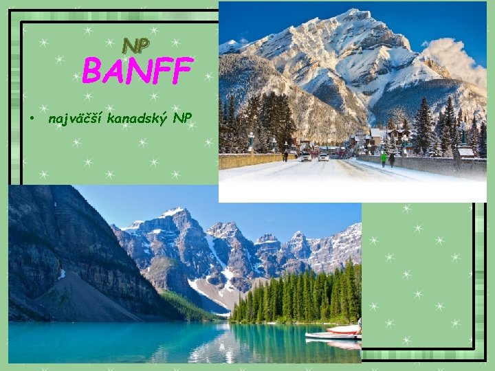 NP BANFF • najväčší kanadský NP 