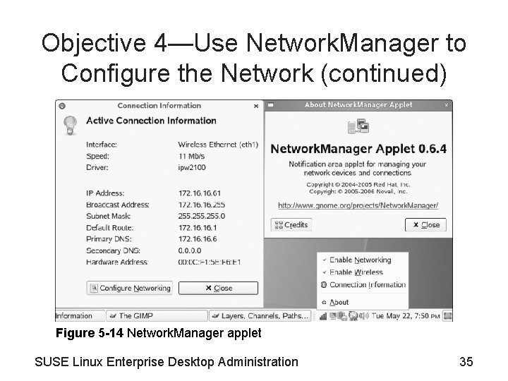 Objective 4—Use Network. Manager to Configure the Network (continued) Figure 5 -14 Network. Manager