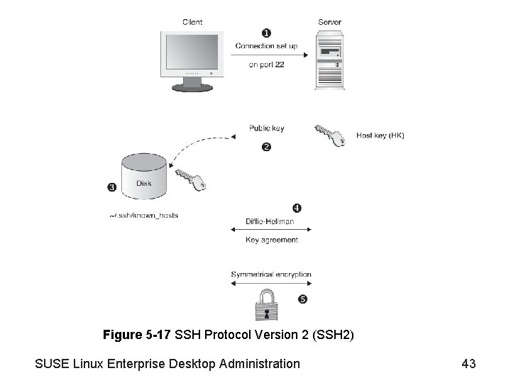 Figure 5 -17 SSH Protocol Version 2 (SSH 2) SUSE Linux Enterprise Desktop Administration