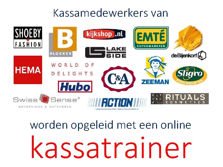 Kassamedewerkers van worden opgeleid met een online kassatrainer 