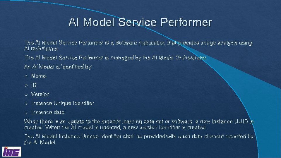 AI Model Service Performer The AI Model Service Performer is a Software Application that