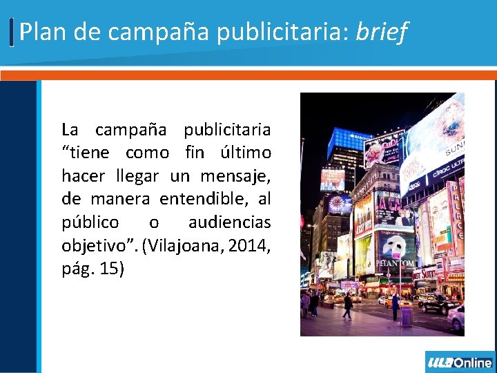 Introduccin al plan de medios Introduccin En la