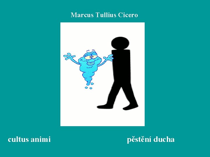 Marcus Tullius Cicero cultus animi pěstění ducha 