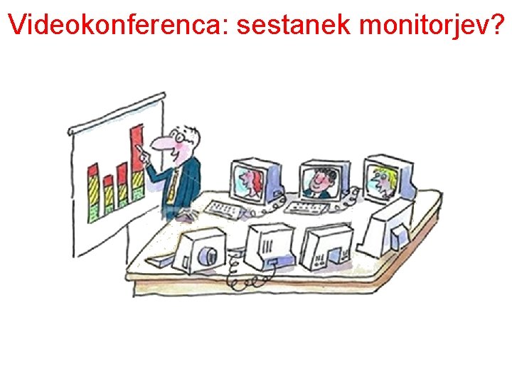 Videokonferenca: sestanek monitorjev? 