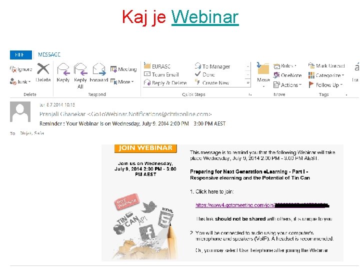 Kaj je Webinar 