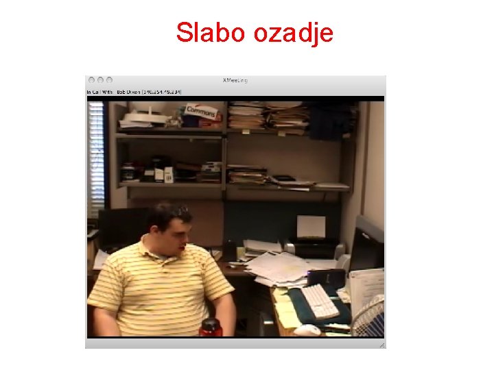 Slabo ozadje 