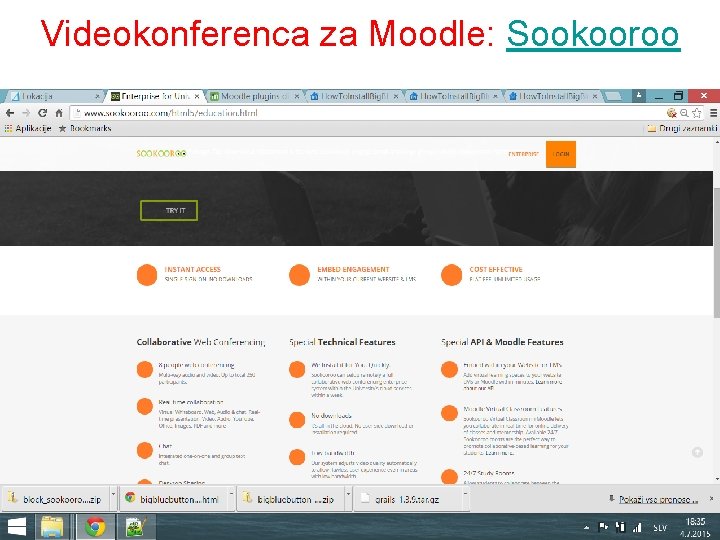 Videokonferenca za Moodle: Sookooroo 