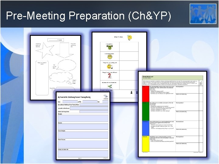 Pre-Meeting Preparation (Ch&YP) 