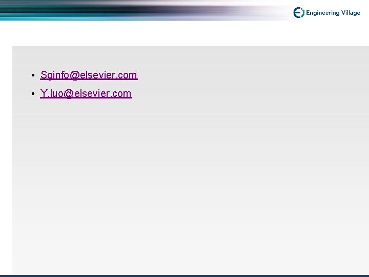  • Sginfo@elsevier. com • Y. luo@elsevier. com 