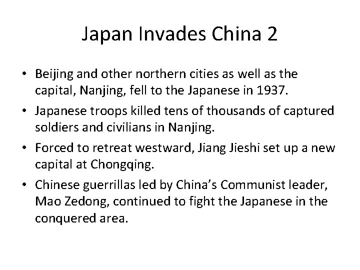 Japan Invades China 2 • Beijing and other northern cities as well as the Japan Invades China 2 • Beijing and other northern cities as well as the