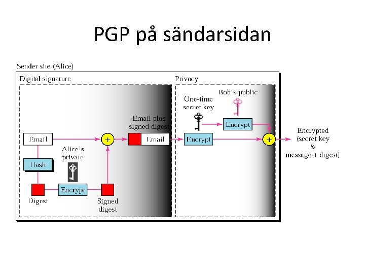 PGP på sändarsidan 