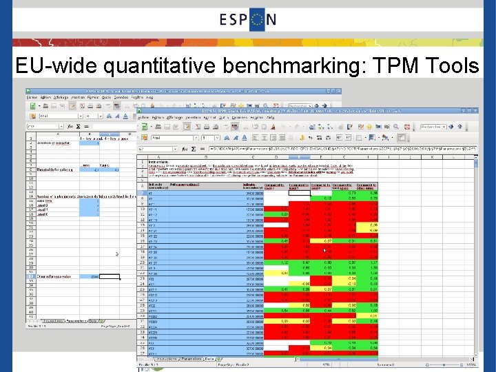 EU-wide quantitative benchmarking: TPM Tools 