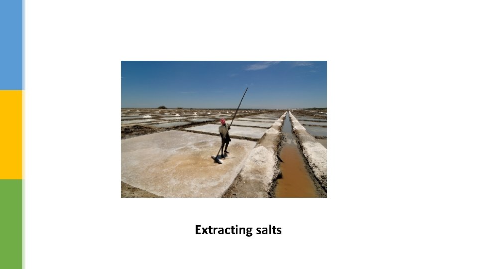 Extracting salts 