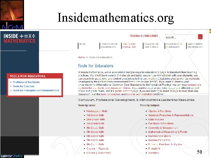 Insidemathematics. org Briars, June 2011 50 