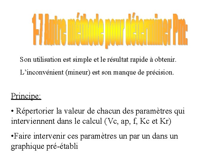 Son utilisation est simple et le résultat rapide à obtenir. L’inconvénient (mineur) est son