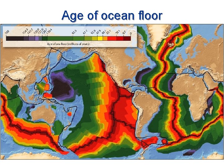 Age of ocean floor 