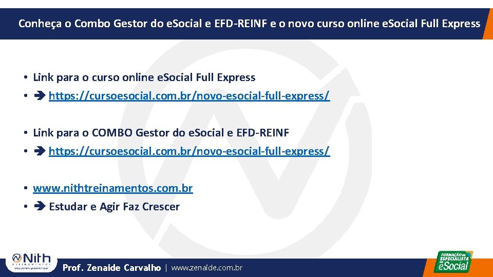 Conheça o Combo Gestor do e. Social e EFD-REINF e o novo curso online