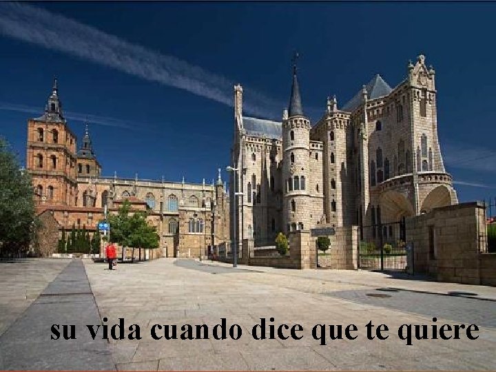 su vida cuando dice que te quiere 