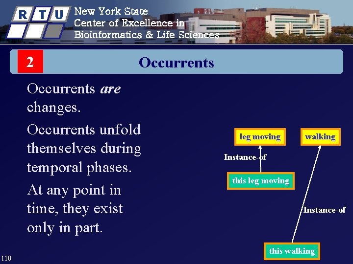 R T U New York State Center of Excellence in Bioinformatics & Life Sciences