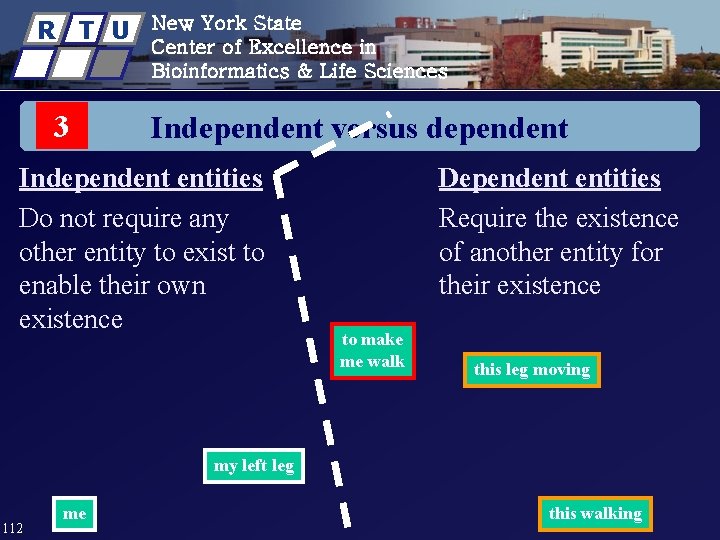 R T U New York State Center of Excellence in Bioinformatics & Life Sciences