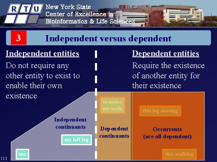 R T U New York State Center of Excellence in Bioinformatics & Life Sciences