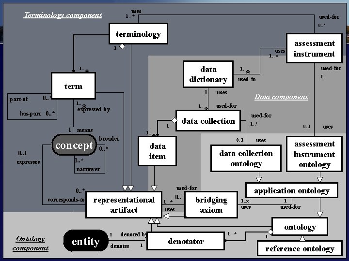 New York State 1. . * RTerminology T U component uses used-for Center of