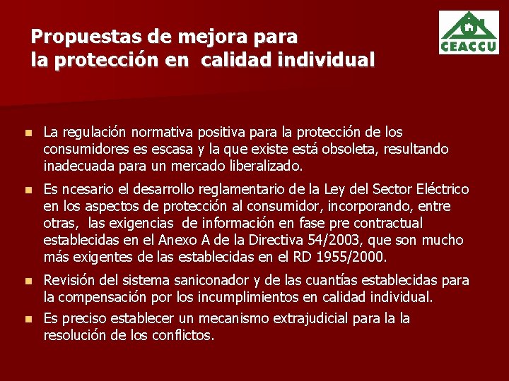 Propuestas de mejora para la protección en calidad individual La regulación normativa positiva para