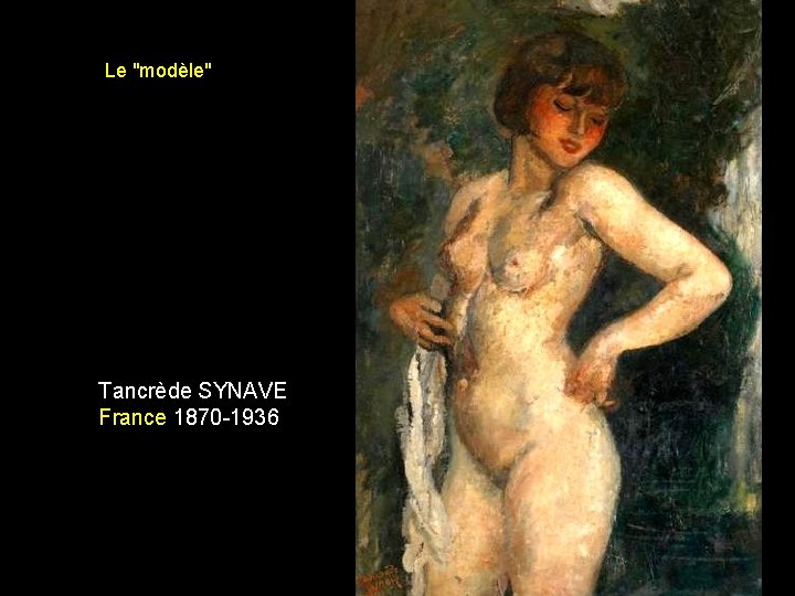 Le "modèle" Tancrède SYNAVE France 1870 -1936 