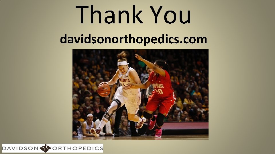 Thank You davidsonorthopedics. com 