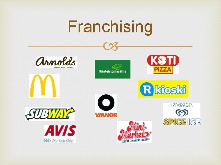 Franchising 