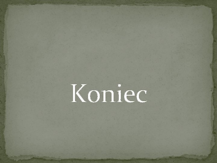 Koniec 