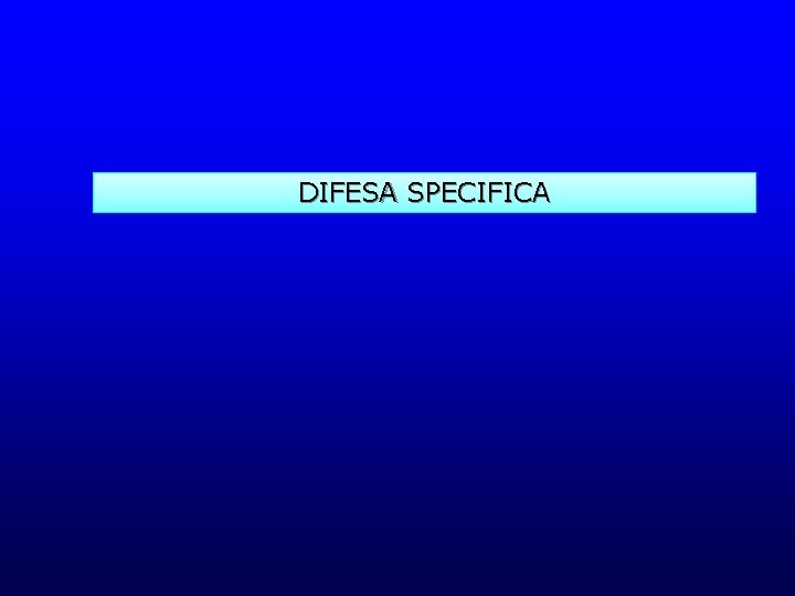 DIFESA SPECIFICA 