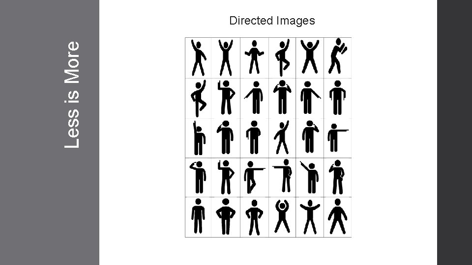 Less is More Directed Images 