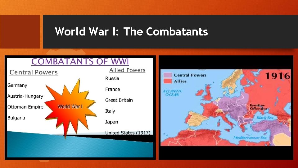 World War I: The Combatants 