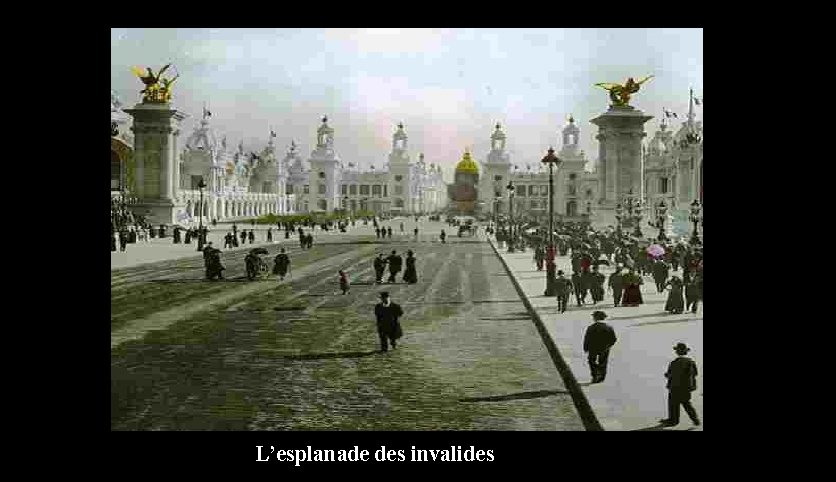 L’esplanade des invalides 