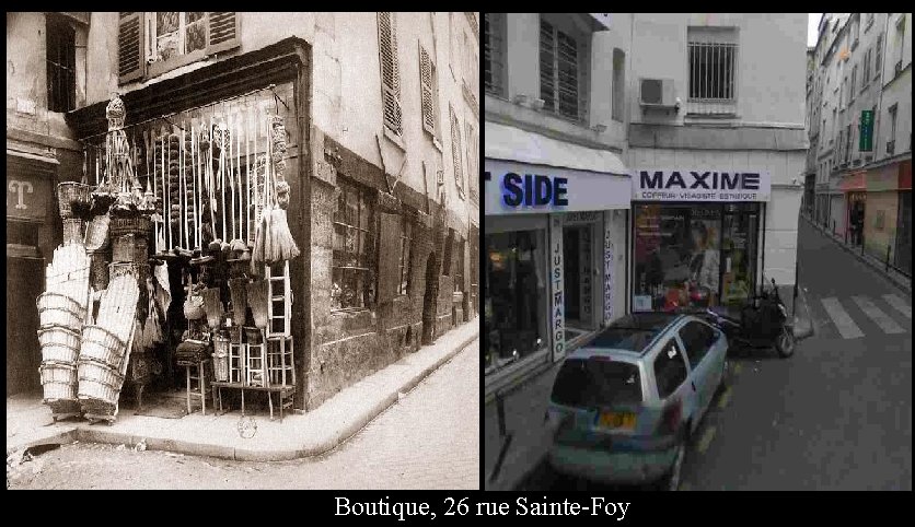 Boutique, 26 rue Sainte-Foy 