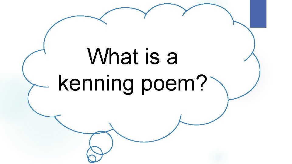 What is a kenning poem? 